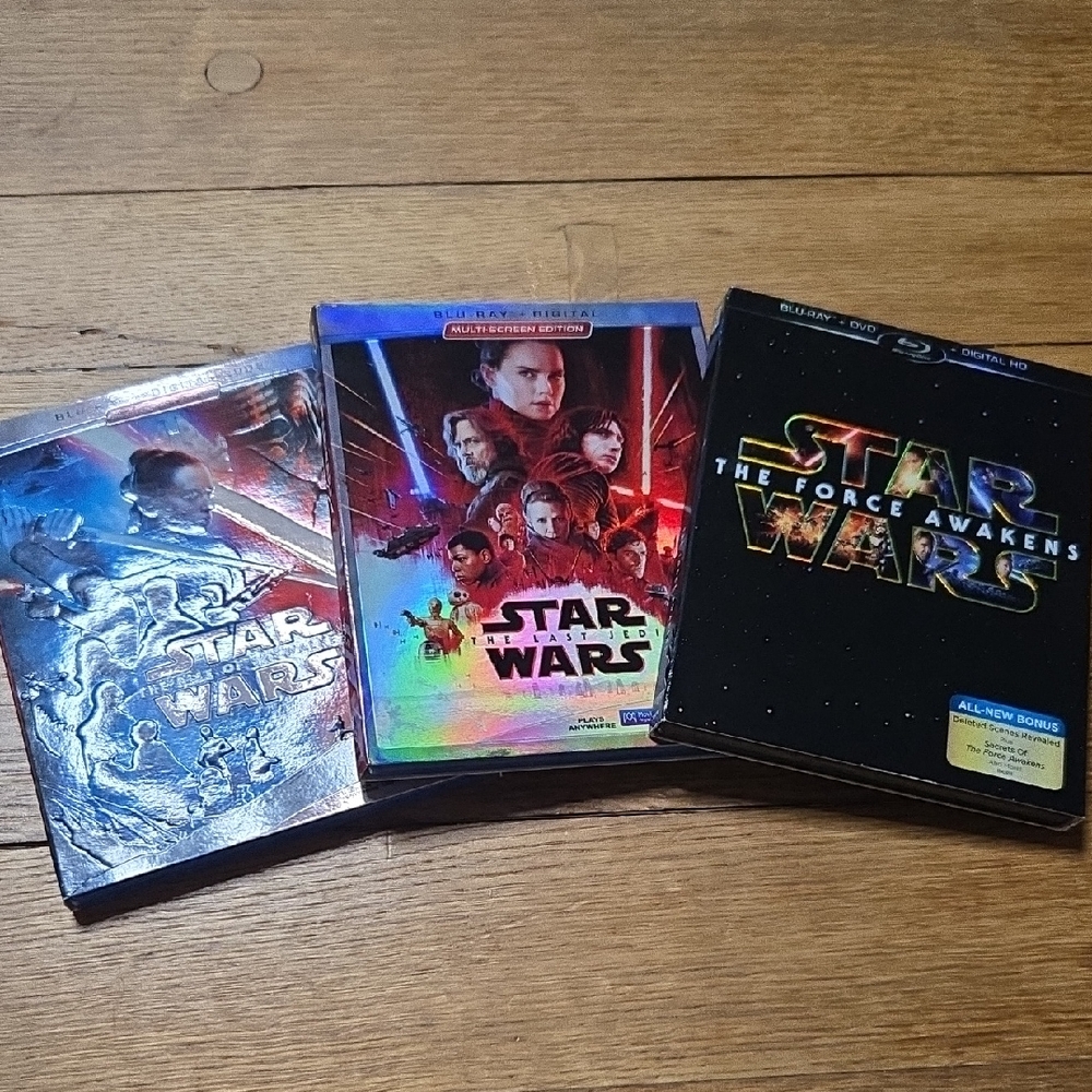 Disney Star Wars Blu-ray Collection Black and Blue